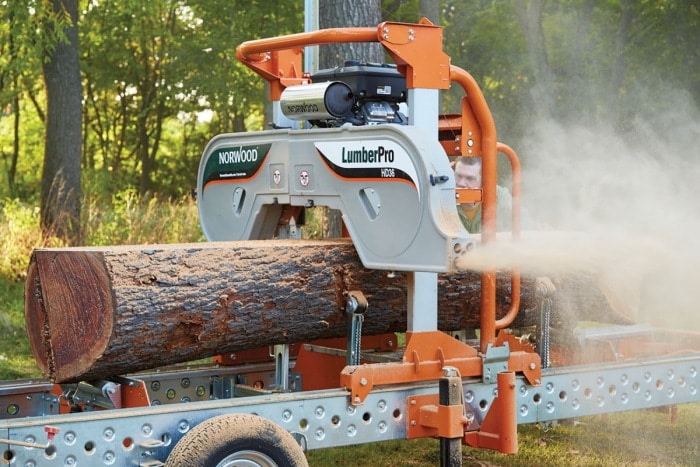 How To Saw Lumber With A Bandsaw Mill