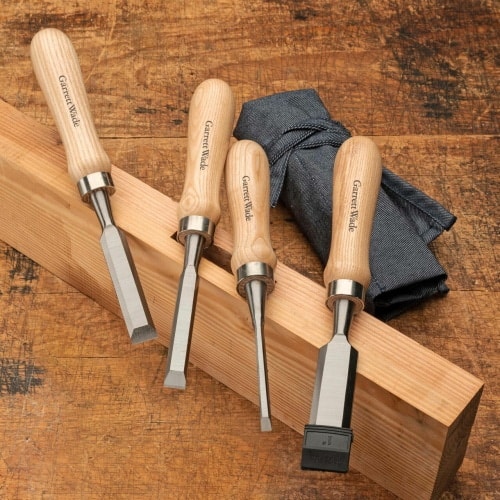 A set of working chisels